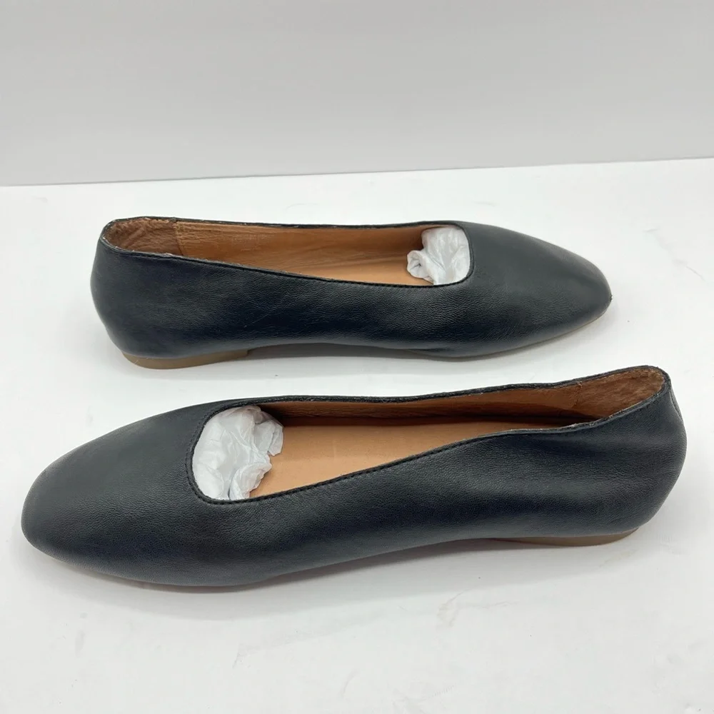 Madewell Women’s Size 10 “The Cory” Black Ballet Flats Casual Work